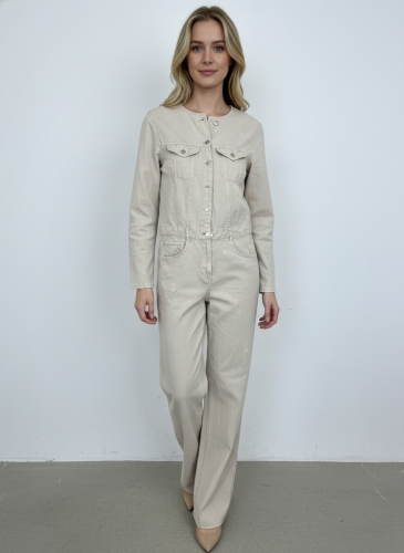 Přírodní overal ZARA s podílem bavlny a lnu