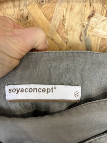 Široké kalhoty soyaconcept 100 % bavlna