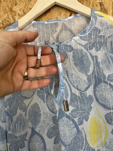 Hedvábná tunika TVI 100 % hedvábí