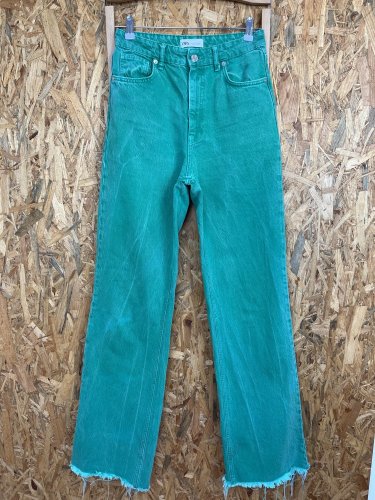 Široké džíny ZARA 100 % bavlna