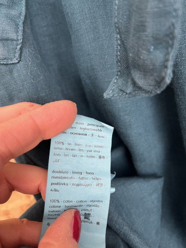 Lněná sukně Promod 100 % len