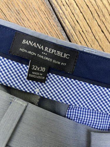 Pánské společenské kalhoty Banana Republic 100 % bavlna