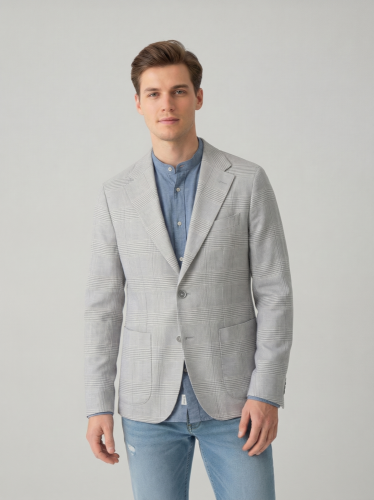 Pánské sako Dan John 55 % len 45 % bavlna