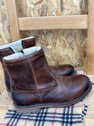 Pánské kožené boty Made in Albania 100 % kůže a 100 % beran