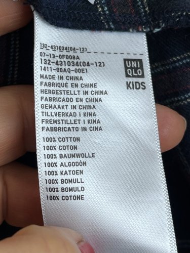 Dětské šaty Uniqlo 100 % bavlna