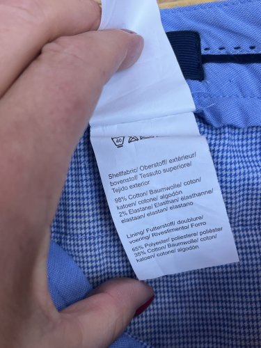 Pánské kalhoty A. W. Dunmore 98 % bavlna