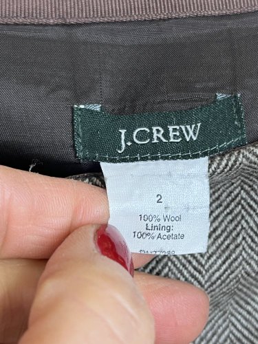Vlněná sukně J.CREW 100 % vlna