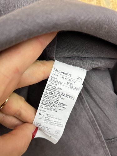 Prodloužená tunika Sisley 100 % len