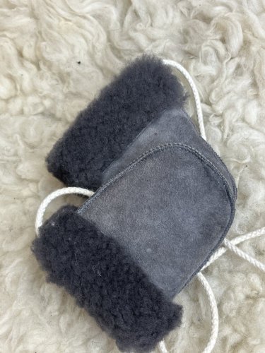 Dětské rukavice Made in Germany 100 % kůže a 100 % beran