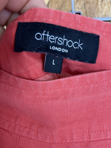 Lněná sukně Aftershock 100 % len