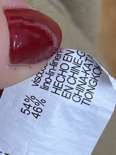 Trenčkot ZARA 54 % viskoza 46 % len