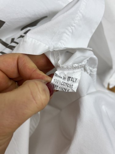 Oversize košile Made in Italy 100 % bavlna