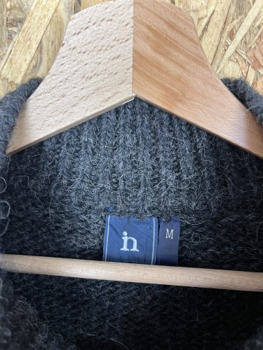 Pánský kardigan Made in Italy 40 % vlna 10 % alpaka