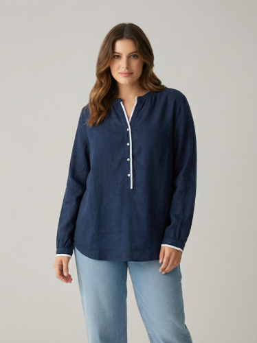 Oversize tunika Nadine H. 100 % len