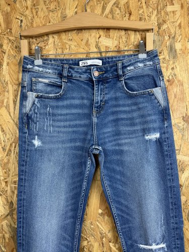 Skinny džíny ZARA s podílem bavlny a elastanu