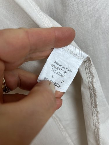 Bavlněná košile Made in Italy 99 % bavlna