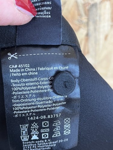 Široké kalhoty Maison Scotch 100 % polyester