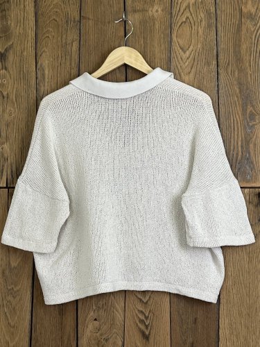 Bavlněný oversize svetr Massimo Dutti 100 % bavlna