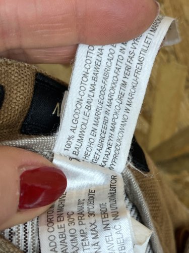 Pánské kalhoty Massimo Dutti 100 % bavlna