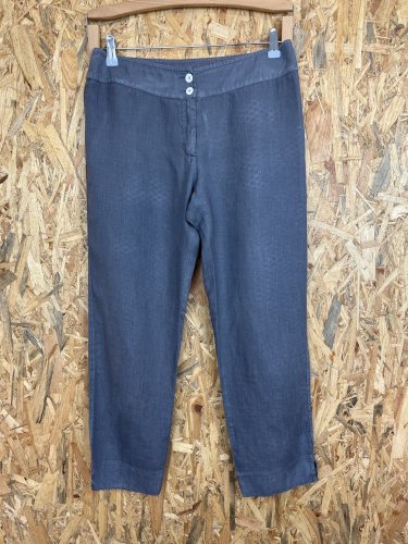 Široké kalhoty Made in Italy 100 % len