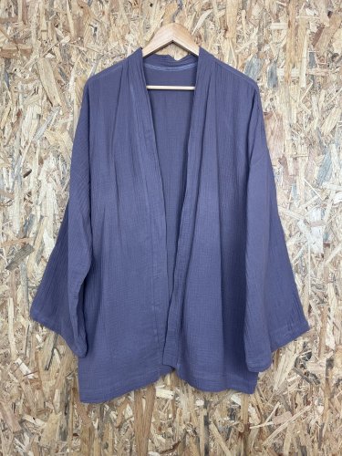 Vaflový kardigan Made in Italy s podílem bavlny