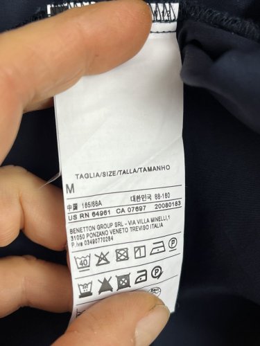 Námořní košile Benetton 88 % bavlna