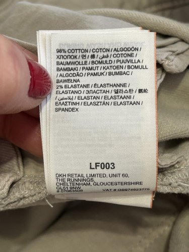 Kalhoty s laclem Superdry 98 % bavlna
