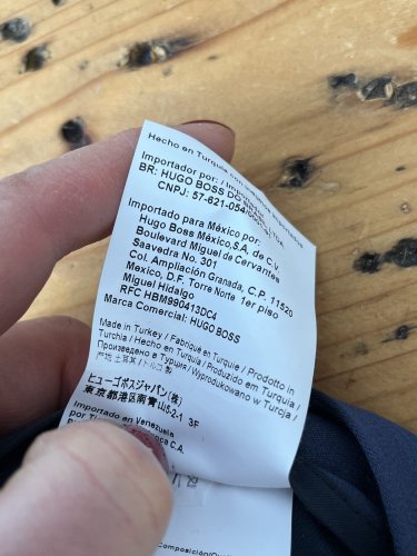 Pánské kalhoty Hugo Boss 78 % vlna