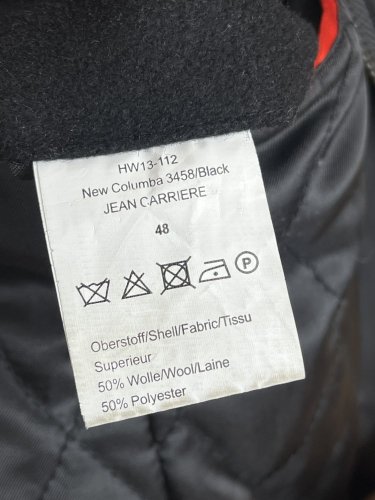 Pánský kabát Jean Carriere 50 % vlna