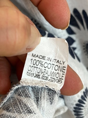 Oversize šaty Made in Italy 100 % bavlna