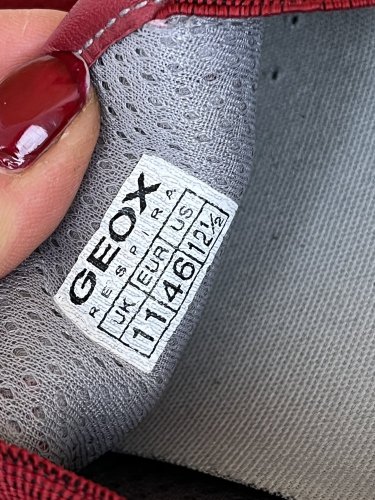 Kožené boty Geox 100 % kůže
