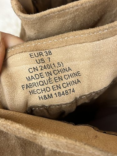 Kožené boty H&M 100 % kůže