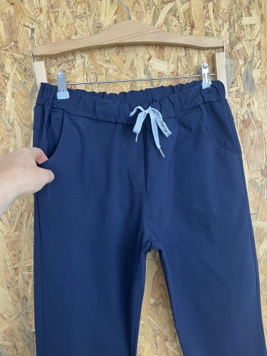 Námořní kalhoty Made in Italy 55 % viskoza