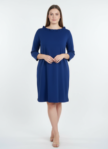 Námořní šaty COS 68 % viskoza 32 % bavlna