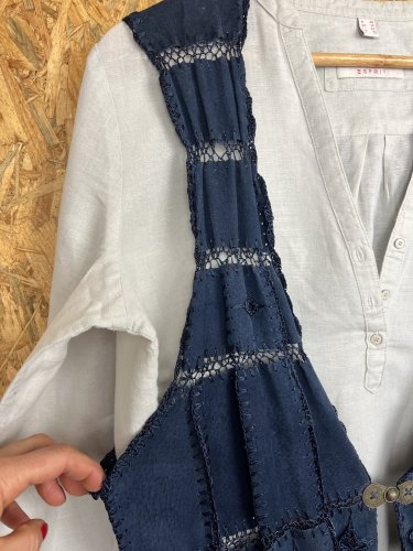 Námořní vesta Handmade 100 % kůže