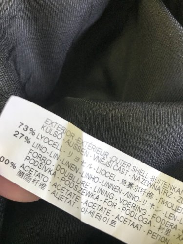 Elegantní lněná sukně ZARA 73 % lyocel 27 % len