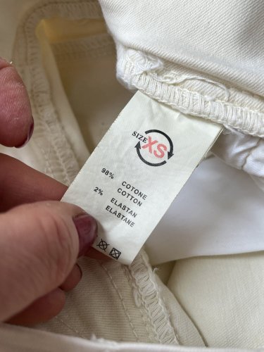 Elastické kalhoty Made in Italy 98 % bavlna