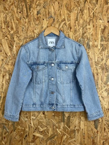 Dětská riflová bunda Zara 100 % bavlna