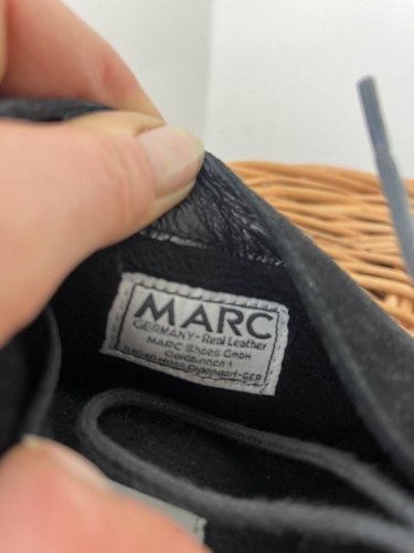 Kožené kotníkové boty Marc Art of Nalking 100 % kůže