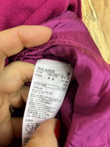 Vlněné šaty Benetton 80 % vlna