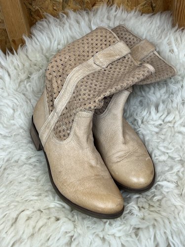 Kožené kozačky Baťa 100 % kůže