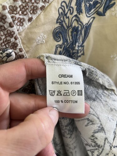 Nadčasové bavlněné šaty Cream 100 % bavlna