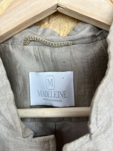 Luxusní lněné sako Madeleine 85 % len