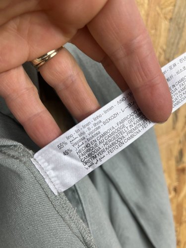 Lněná košile ZARA 55 % len 45 % viskoza