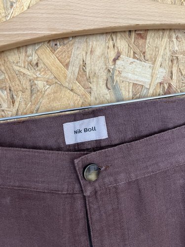 Pánské kalhoty Nik Boll 100 % ramie