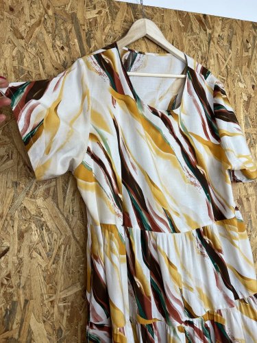 Bavlněné šaty Made in Italy s podílem bavlny