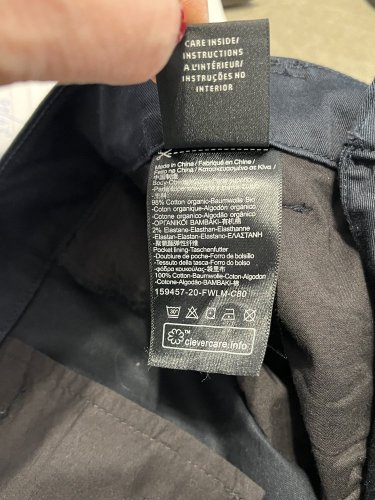 Námořní kalhoty Maison Scotch 98 % bavlna