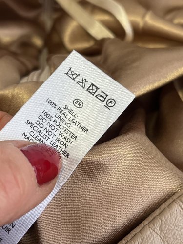 Kožená sukně Love Label 100 % kůže
