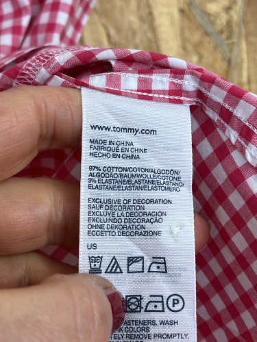 Bavlněná košile Tommy Hilfiger 97 % bavlna