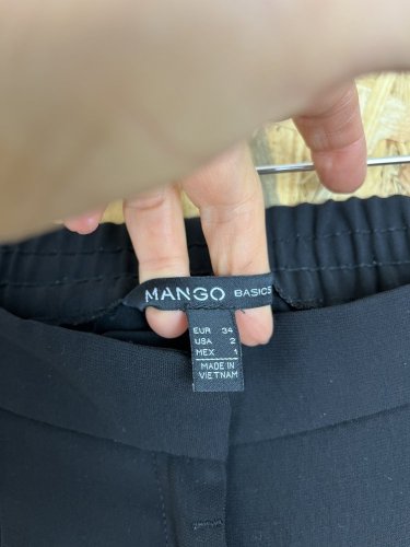 Kalhoty Mango 100 % polyester